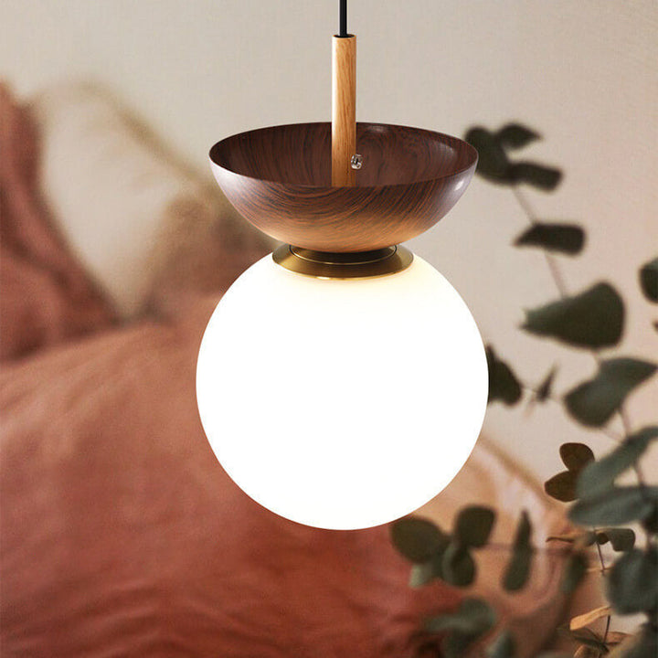 Deckenlampe im japanischen Stil mit LED-Beleuchtung