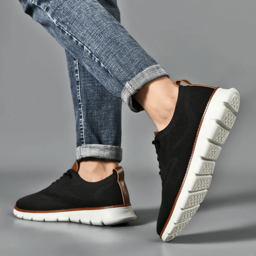 Leichte Orthopädische Fly Knit Schuhe: Atmungsaktiv & bequem