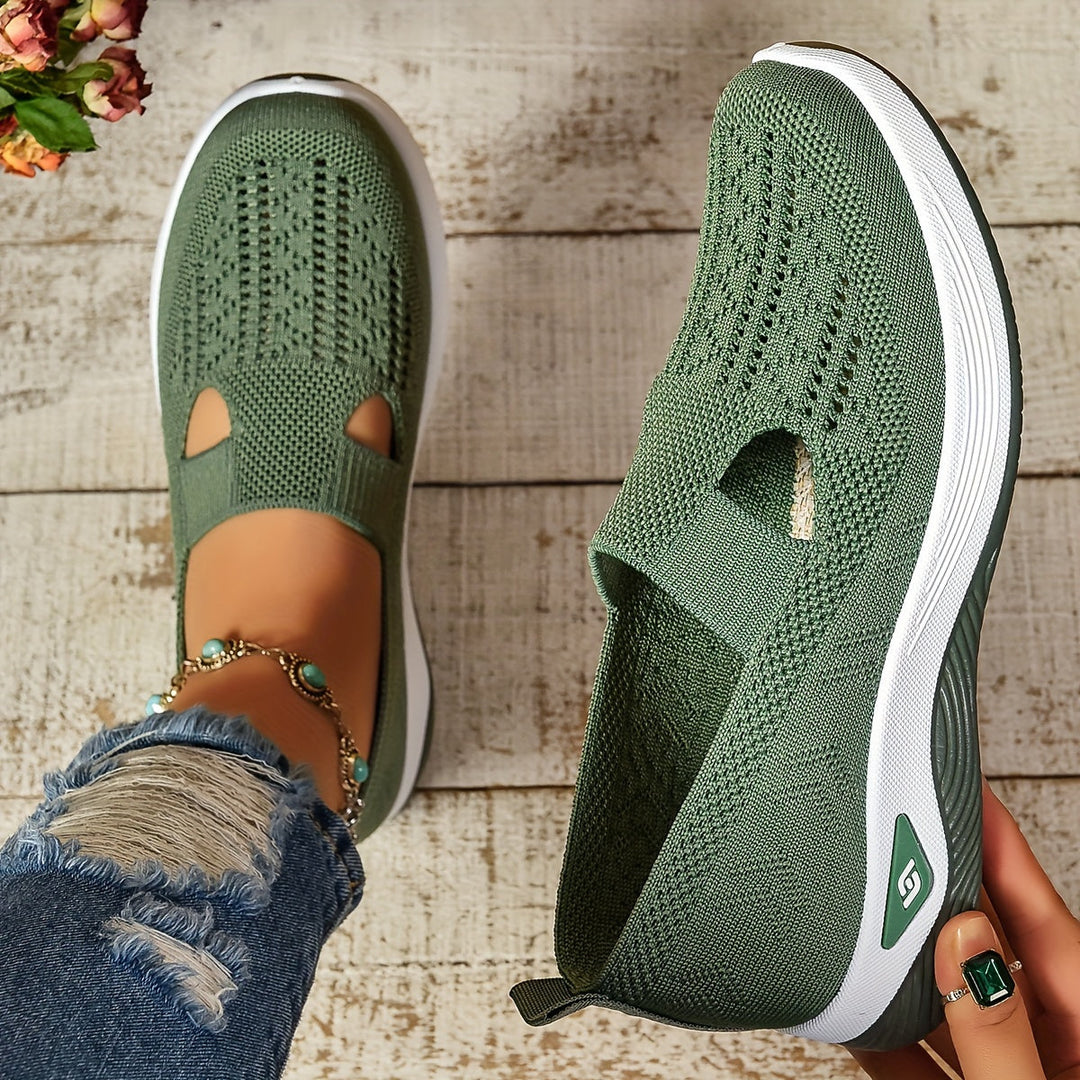 Damen-Orthopädische Slip-On-Schuhe - Komfort und Stil
