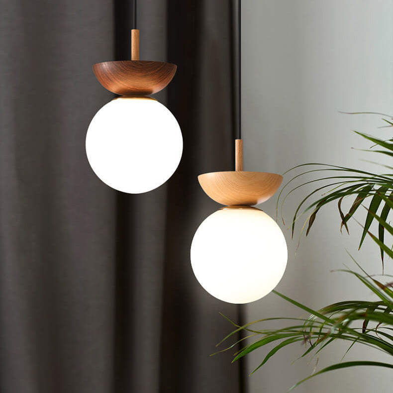 Deckenlampe im japanischen Stil mit LED-Beleuchtung