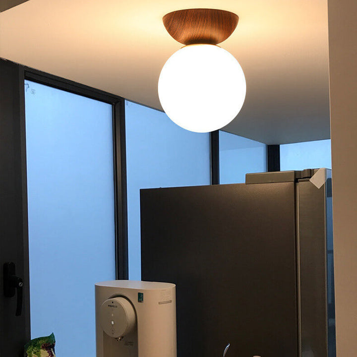 Deckenlampe im japanischen Stil mit LED-Beleuchtung