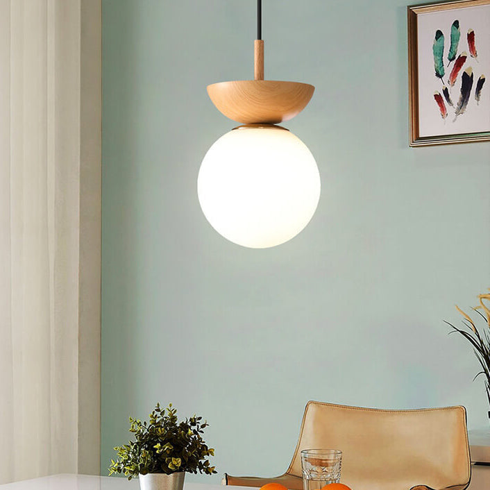 Deckenlampe im japanischen Stil mit LED-Beleuchtung