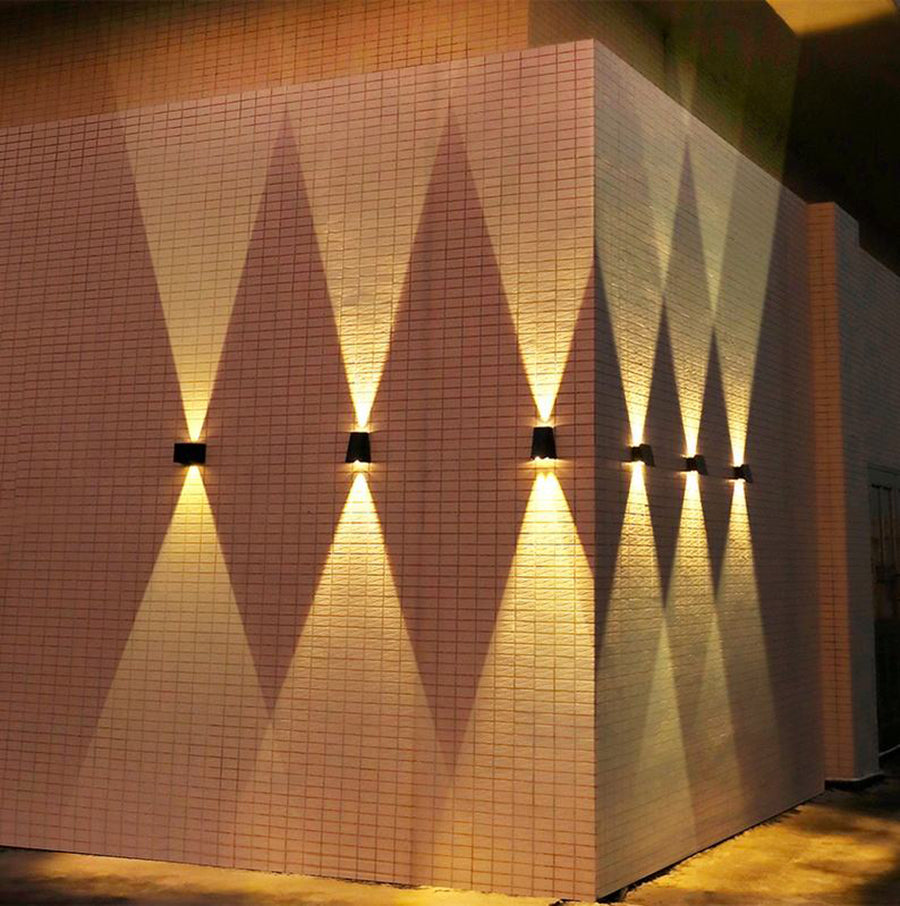 LED-Solar-Wandleuchte für Außenbereiche