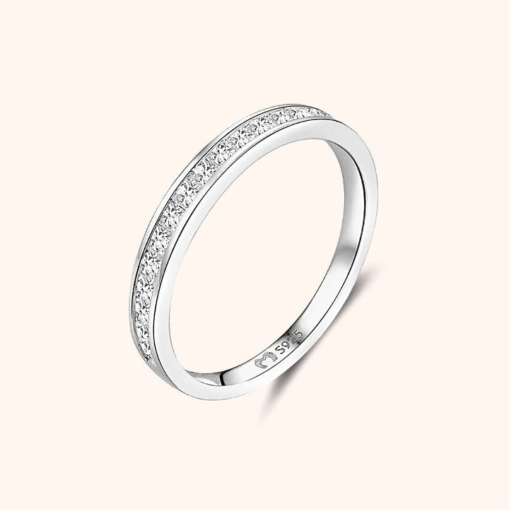 Elegantes Zirkonia-Ring-Set