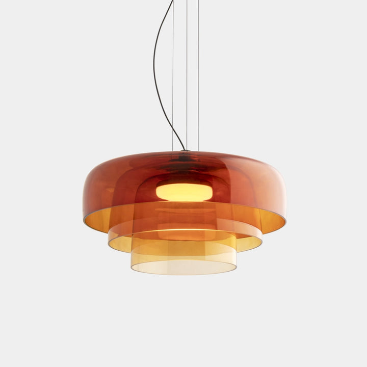 Nordische Glas-Pendelleuchte für Wohnzimmer