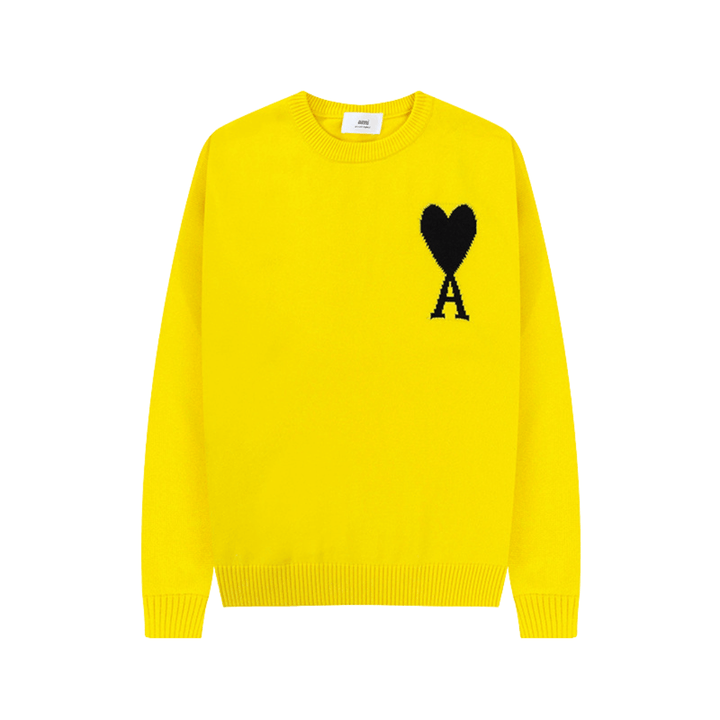 Damen Pullover mit Herz-Druck