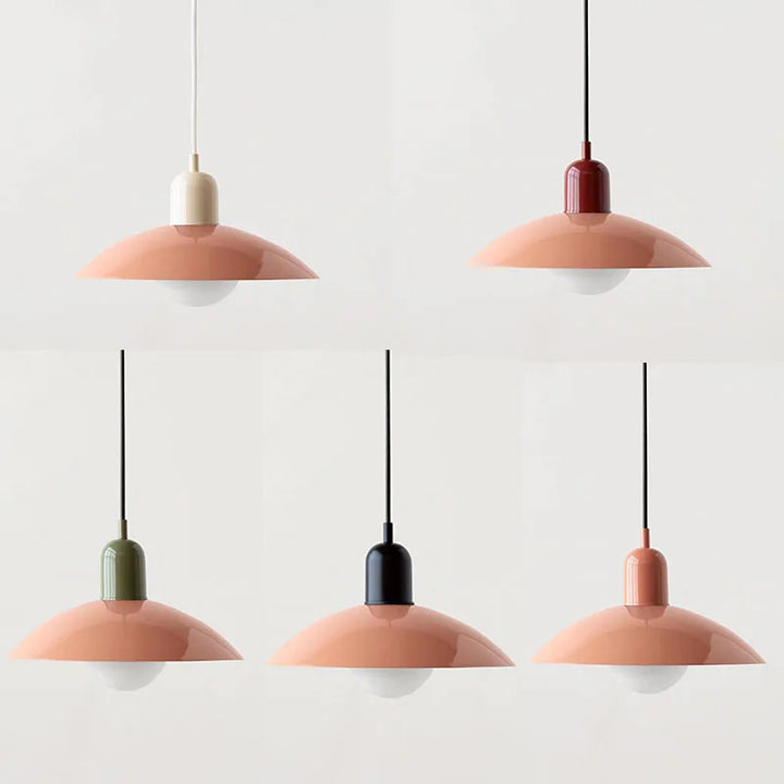Farbige Macaron Pendelleuchte - Modernes Design