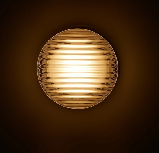Moderne LED-Wandleuchte für Innen und Außen, Wechselndes Licht