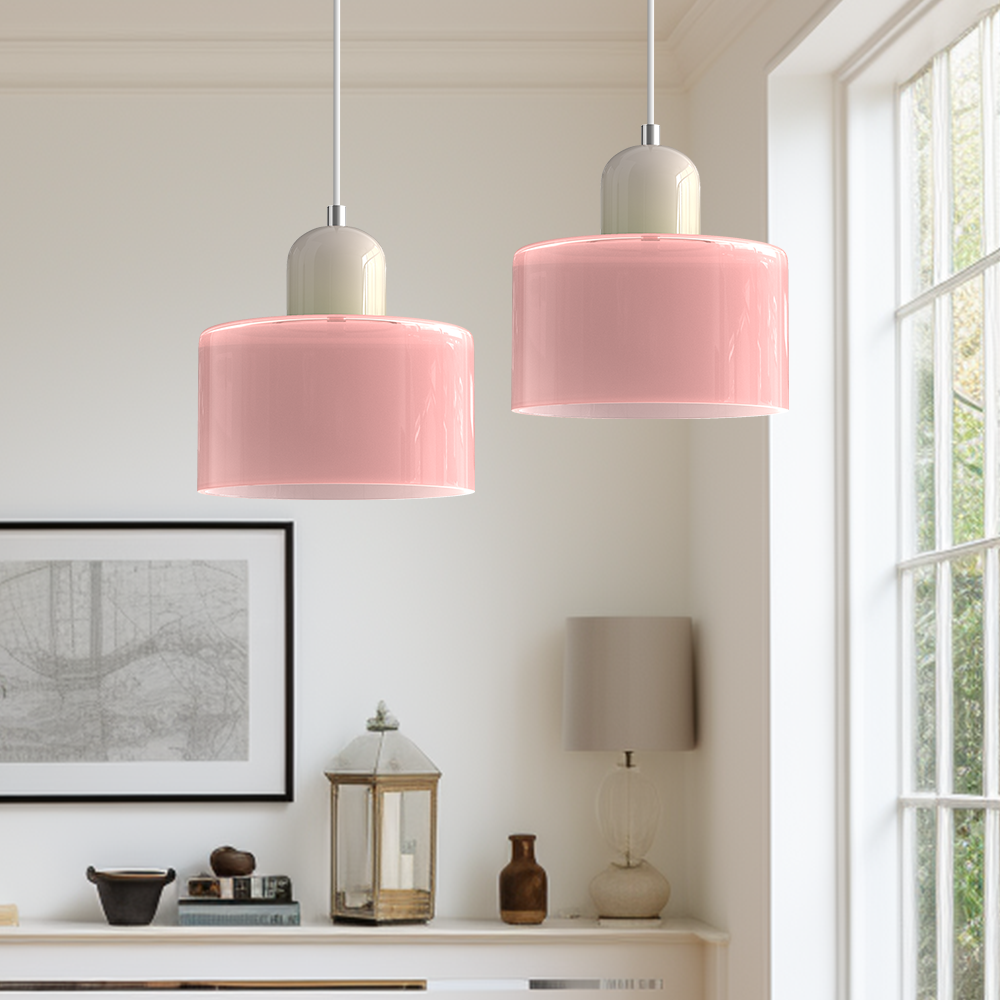Bauhaus Glas Pendelleuchte für Stilvolle Innenräume