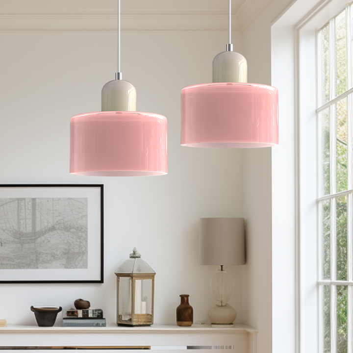 Bauhaus Glas Pendelleuchte für Stilvolle Innenräume