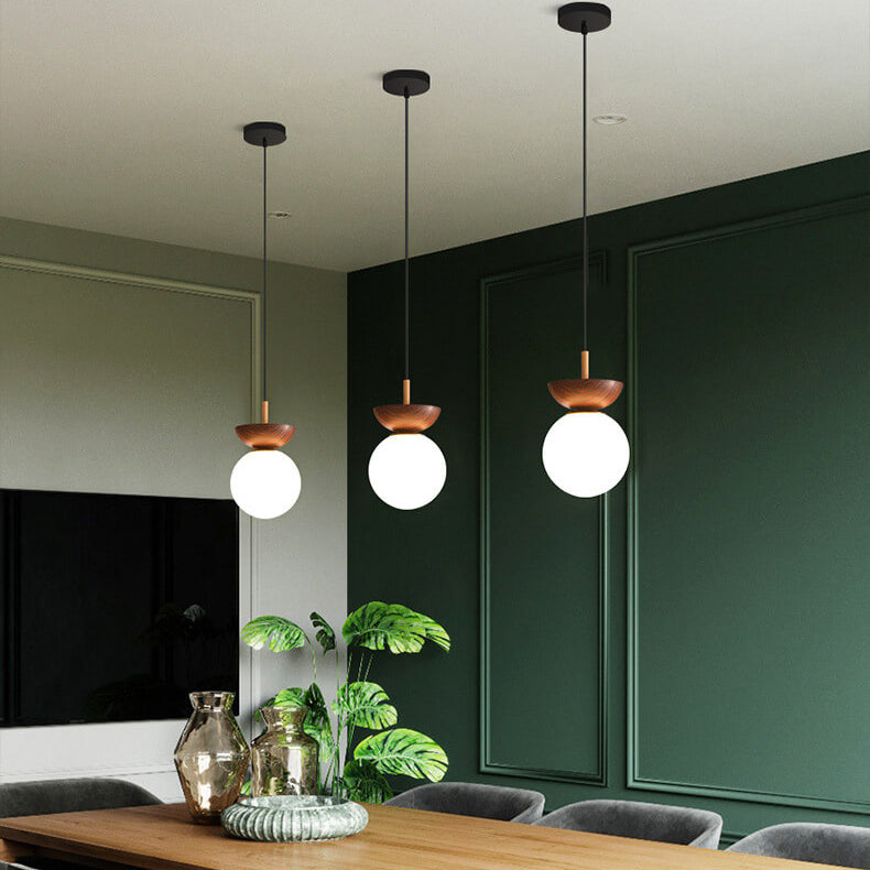 Deckenlampe im japanischen Stil mit LED-Beleuchtung