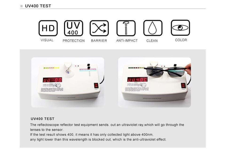 Stylische Herren-Sonnenbrille mit UV-Schutz 400