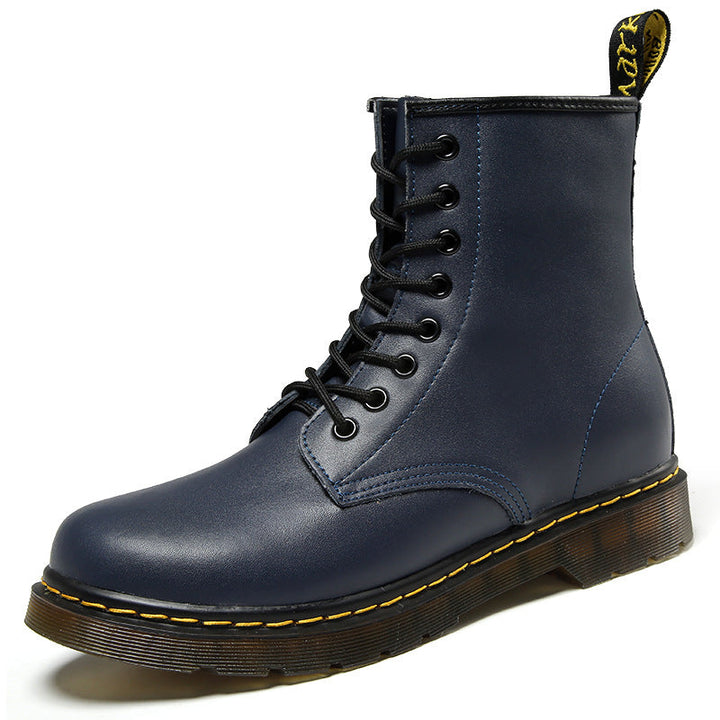 Damen Leder-Schnürstiefel in Klassischem Design