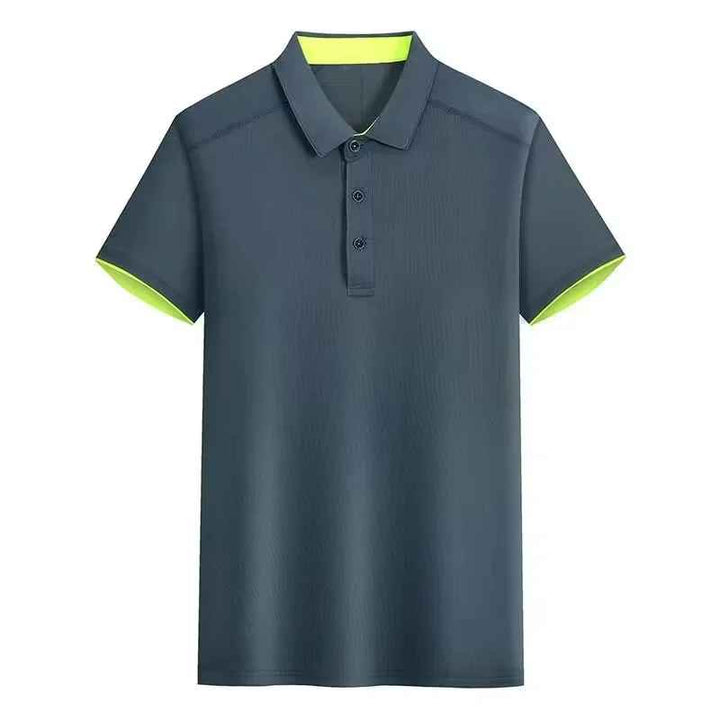 Herren Slim-Fit Poloshirt mit reflektierenden Details