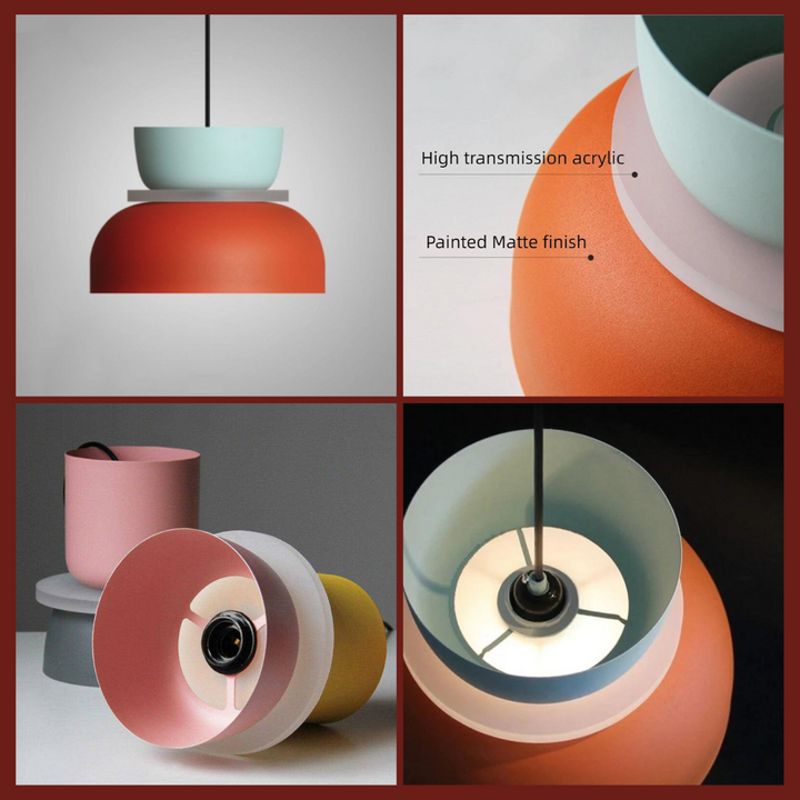 Nordische Pendelleuchte für Wohnräume - Vielfarbige Designs