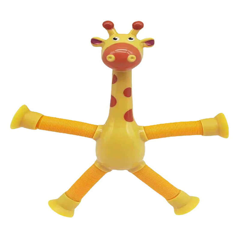 Flexibles Giraffenspielzeug mit Saugnapf für Kinder