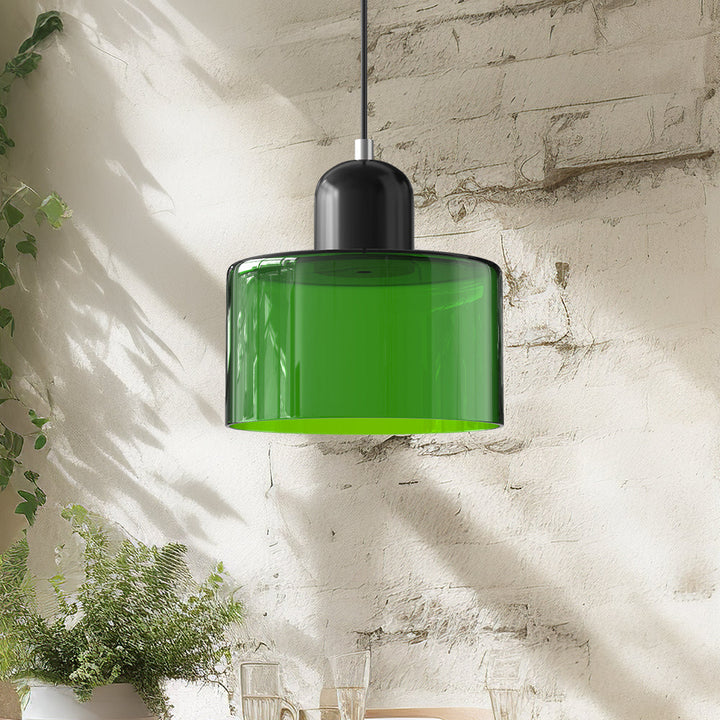 Bauhaus Glas Pendelleuchte für Stilvolle Innenräume