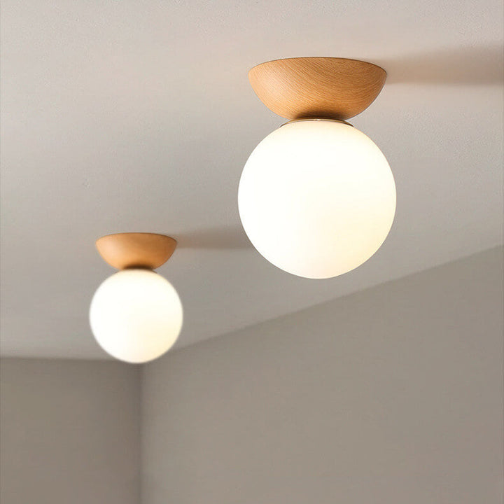 Deckenlampe im japanischen Stil mit LED-Beleuchtung