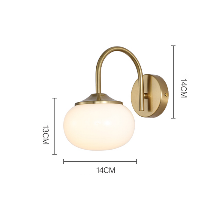 Skandinavische Marshmallow-Wandlampe für Wohnräume