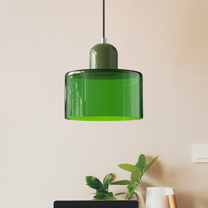 Bauhaus Glas Pendelleuchte für Stilvolle Innenräume