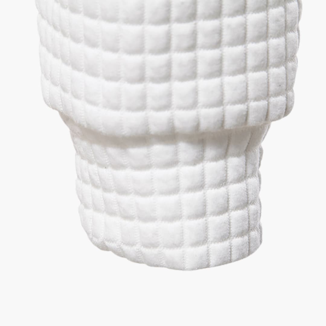 Herren Kapuzenpullover mit Karomuster und gemütlichem Tragekomfort