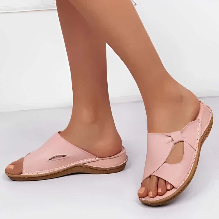 Orthopädische Ledersandalen
