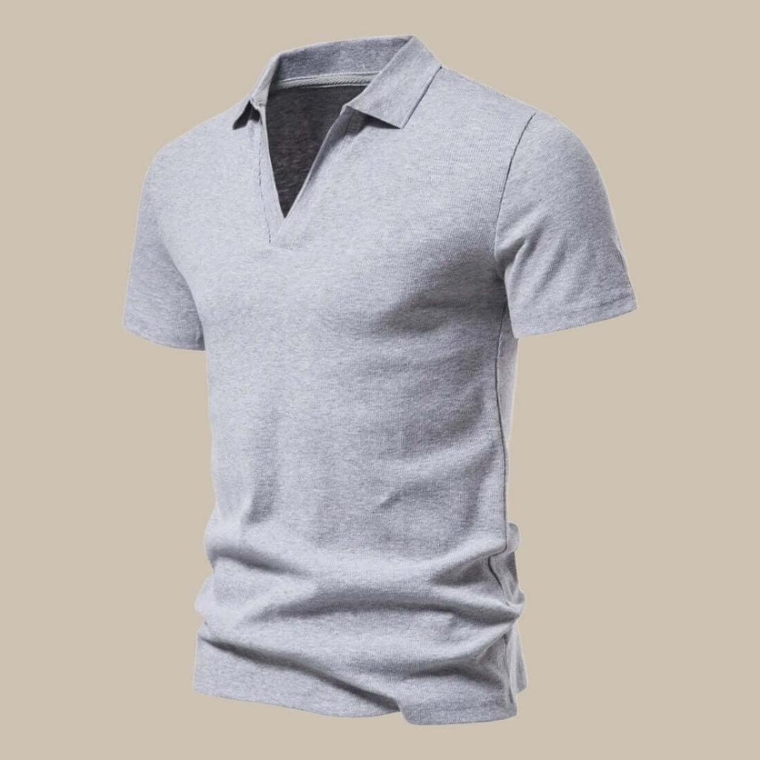 Herren Kurzarm-Polo aus Merino-Qualität