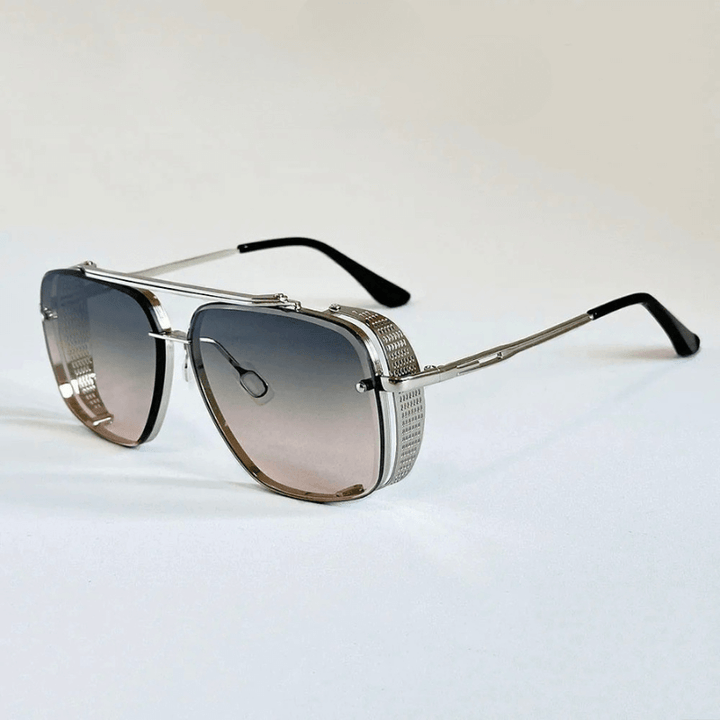 Moderne Aviator Sonnenbrille mit Seitenschutz