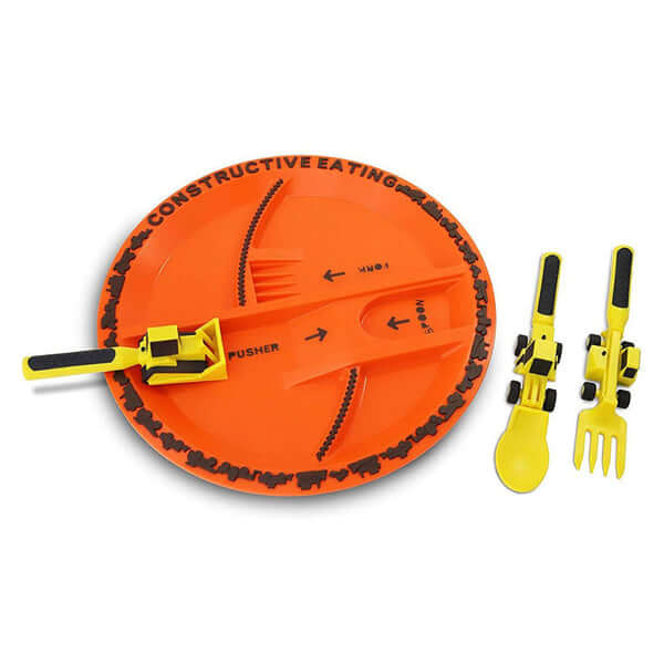 Kinderbesteck-Set: Bagger-Design