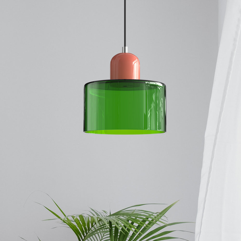 Bauhaus Glas Pendelleuchte für Stilvolle Innenräume