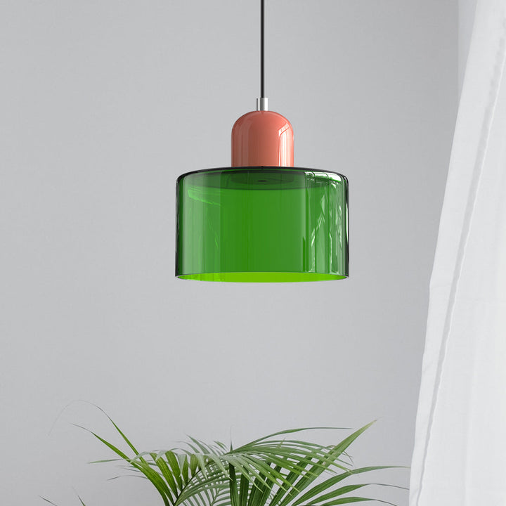 Bauhaus Glas Pendelleuchte für Stilvolle Innenräume
