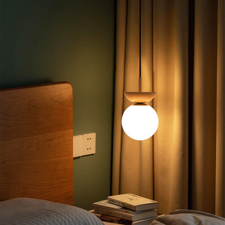 Deckenlampe im japanischen Stil mit LED-Beleuchtung