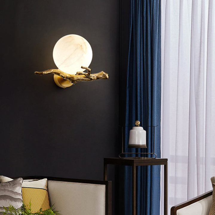 Moderne Marmor-Kupfer-Wandlampe für jedes Zimmer