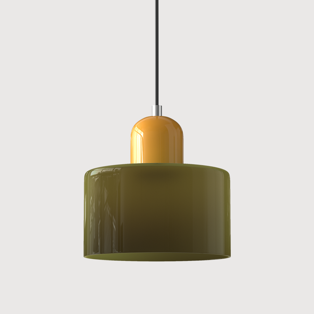 Bauhaus Glas Pendelleuchte für Stilvolle Innenräume