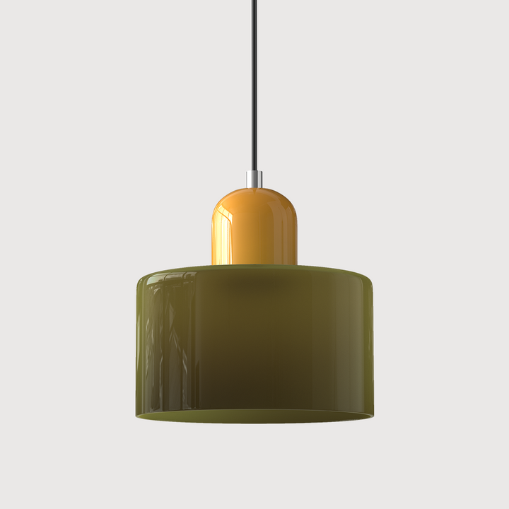 Bauhaus Glas Pendelleuchte für Stilvolle Innenräume