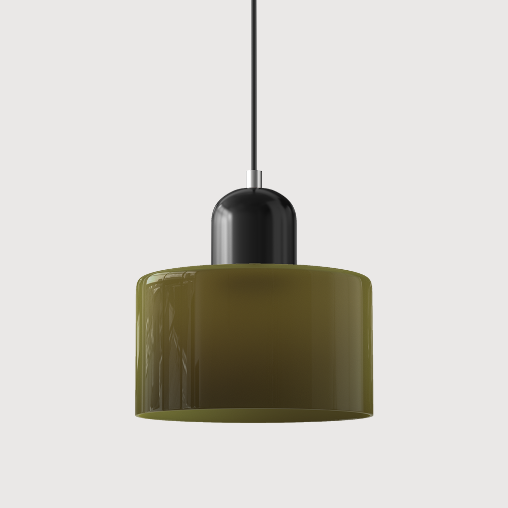 Bauhaus Glas Pendelleuchte für Stilvolle Innenräume