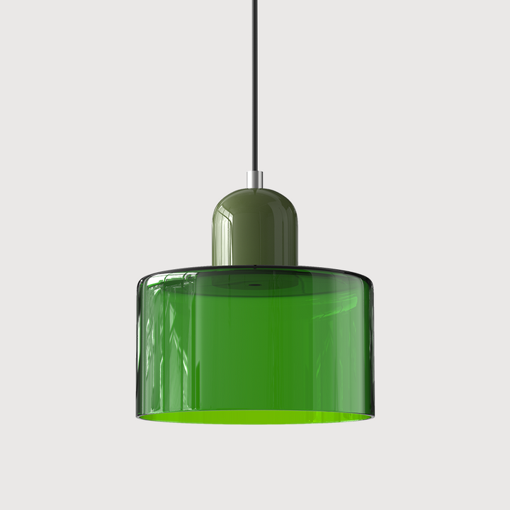 Bauhaus Glas Pendelleuchte für Stilvolle Innenräume