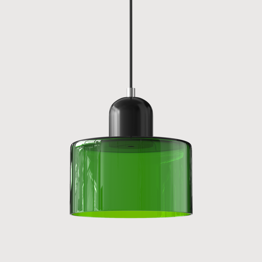 Bauhaus Glas Pendelleuchte für Stilvolle Innenräume