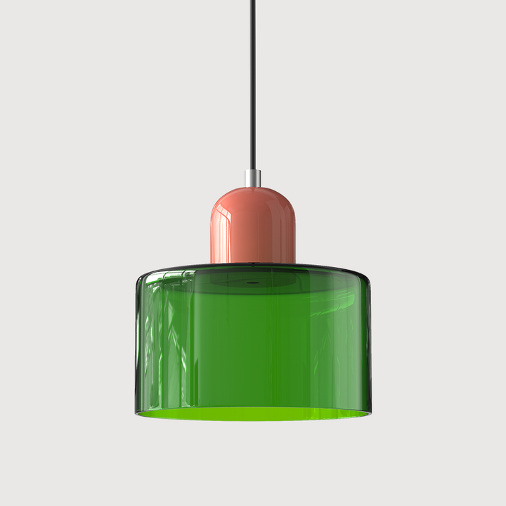 Bauhaus Glas Pendelleuchte für Stilvolle Innenräume