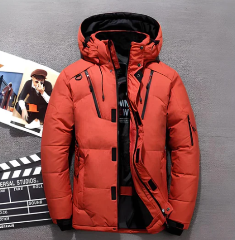 Luxuriöse Damen-Daunenjacke für den Winter