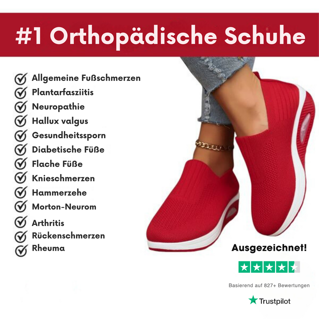 Damen Orthopädische Sneaker mit Schmerzlinderung