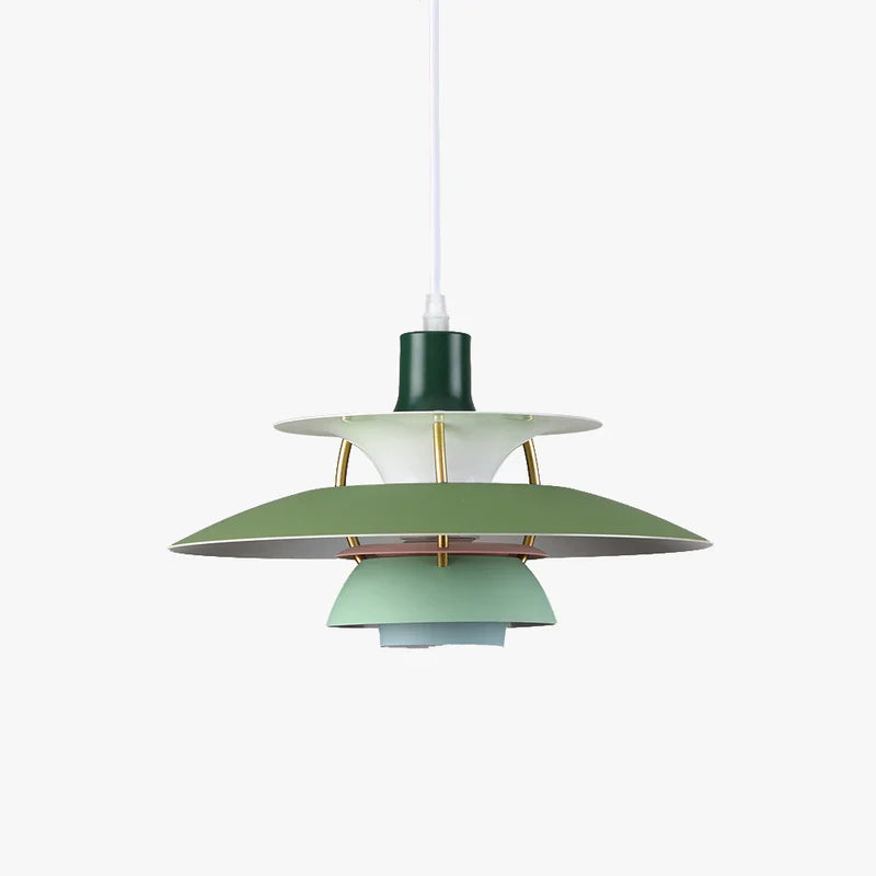Moderne LED-Hängelampe mit Farbschirm für Innenräume