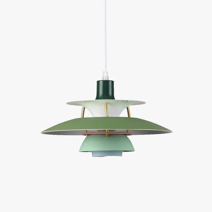 Moderne LED-Hängelampe mit Farbschirm für Innenräume