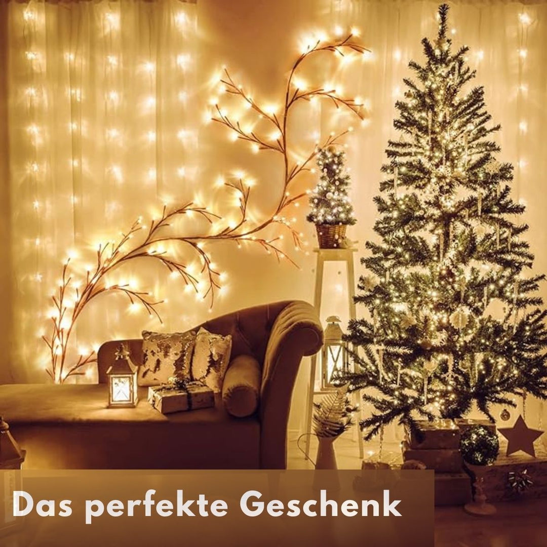 LED Weinreben-Lichterkette für gemütliche Atmosphäre