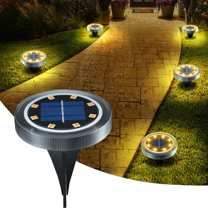 Solarbetriebene wasserdichte LED-Gartenleuchten