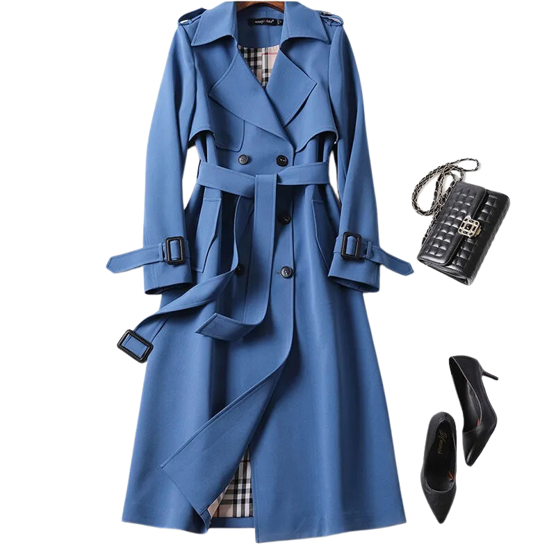 Eleganter Damen-Trenchcoat in Mittellänge