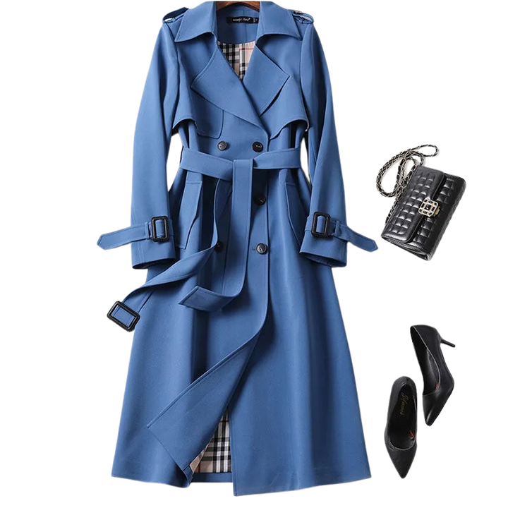Eleganter Damen-Trenchcoat in Mittellänge