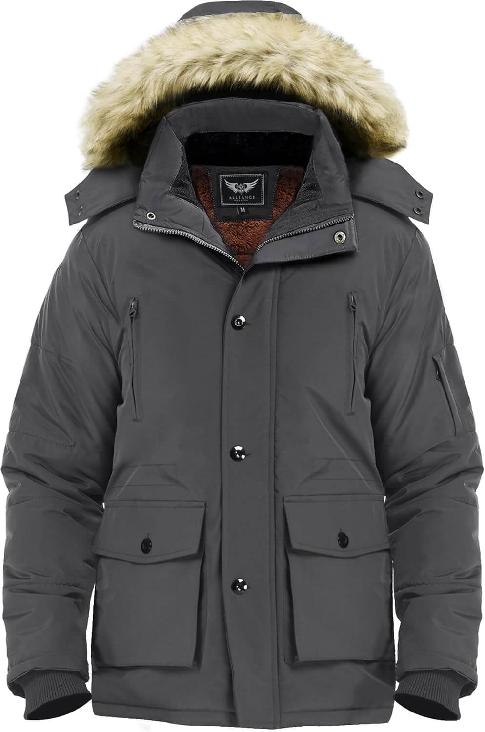 Herren Winterjacke mit Kapuze - Wärme & Stil