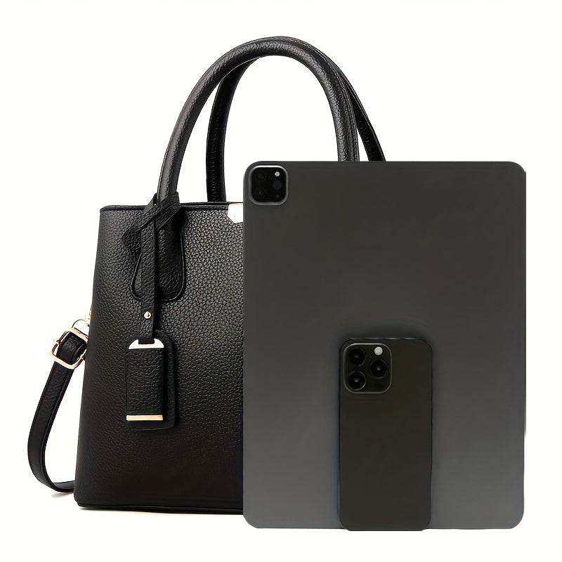 Damen Elegante PU Lederhandtasche - Vielseitig und Stilvoll