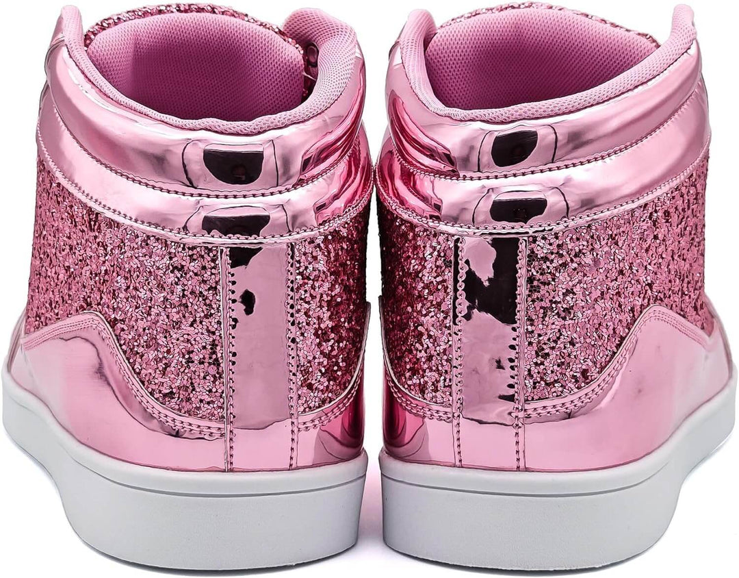 Glitzer-Sneaker: Casual & Neon